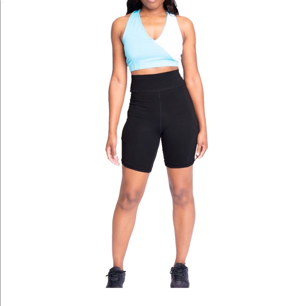 KAMIT Womens Black BIKER Shorts Size XXXL Friction Free Pockets For Icepacks